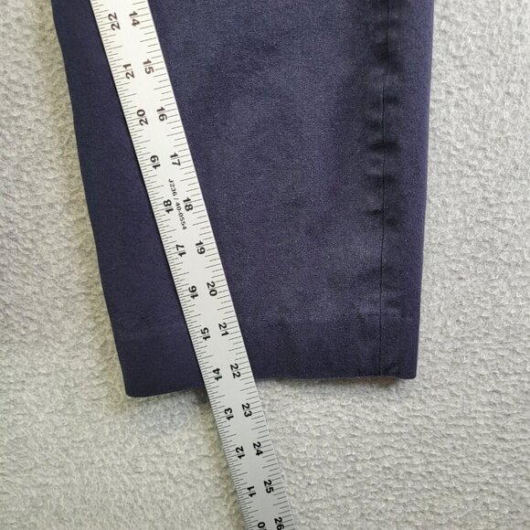 Spanx Pants Womens LP Blue Polished Ankle Slim Slimming Pull On High Rise - Picture 11 of 13